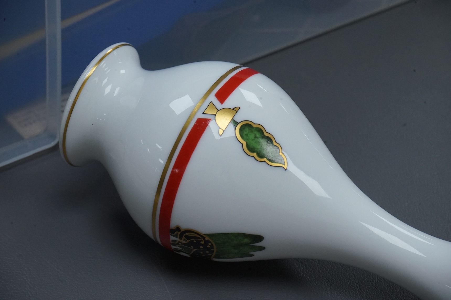 La Maison de Louis Cartier, Limoges ‘Panther’ vase. Stamped on base, 17.5cm high.